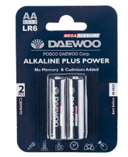 باتری قلمی دوو مدل Daewoo Alkaline Plus Power بسته 2 عددی کد 6397